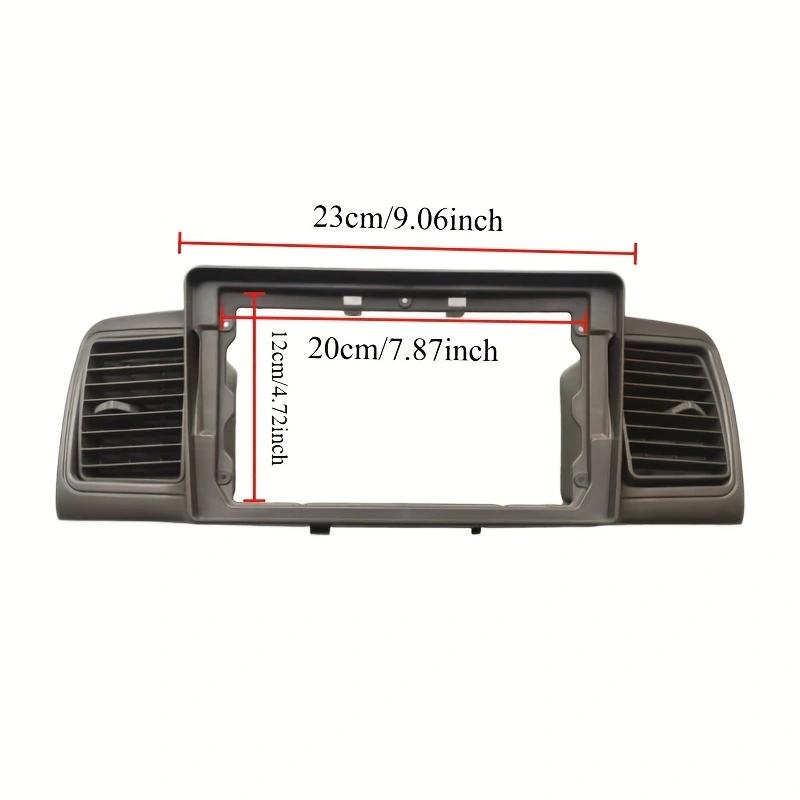 2 Din Автомагнитола 9'' Рамка для Toyota Corolla E120 e 120 для BYD F3 2007-2011 Панель приборной панели Фасция Стерео Панель Комплект для приборной панели