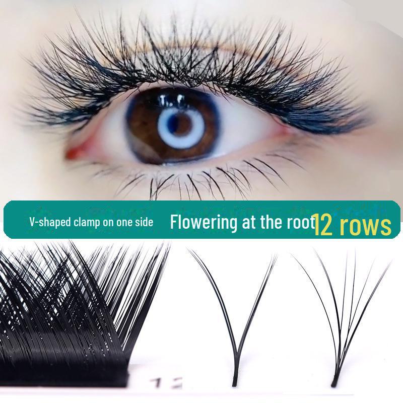 0.05 Mink V-shaped Round False Eyelashes - BC Curl, Soft and Natural-Looking