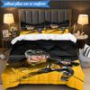 3PCS Pittsburgh Hockey Player Crosby Bedding Set,Including 1pc Duvet Cover And 2pcs Pillowcases Perfect for Bedroom, Dormitory, Fan Christmas gift