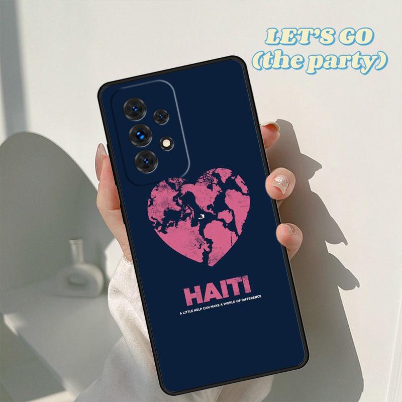 Haiti Haitian Flag phone case For Samsung Galaxy A42 A31 A40 A51 A71 A32 A80 A91 A52 A72 A73 A20e A21S A50 A70 A11 A12 Cover