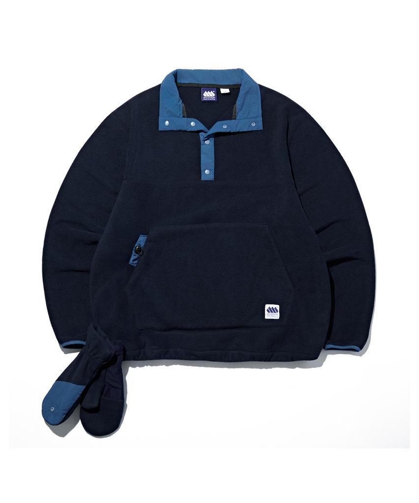 MADDEN Fleece Pullover Glove Set Navy