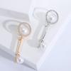 Pearl Diamond Key Brooch Simple Versatile Accessories Corsage Pendant Dual-Purpose Coat Accessories