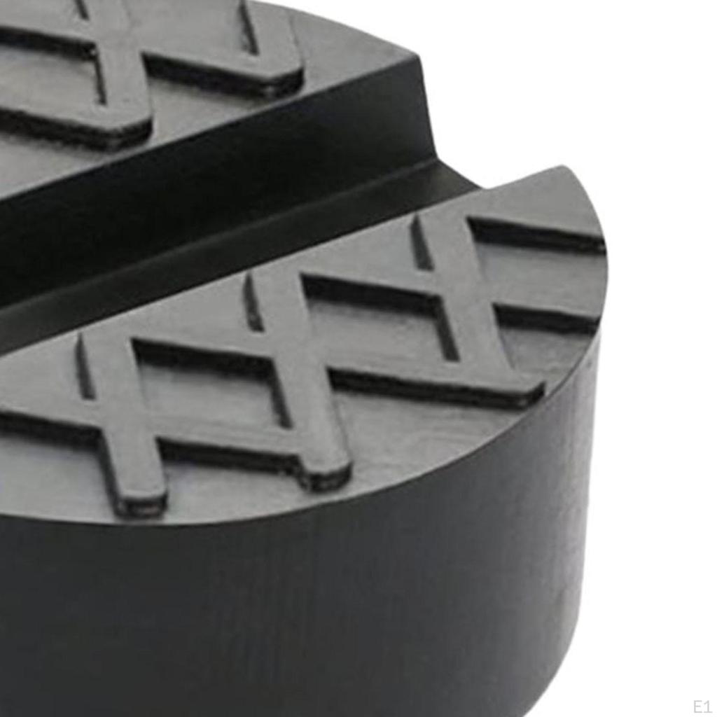 Pad Rubber Adapter Rail Jack Pinch Welds Protector Heavy Duty Slotted Replacement