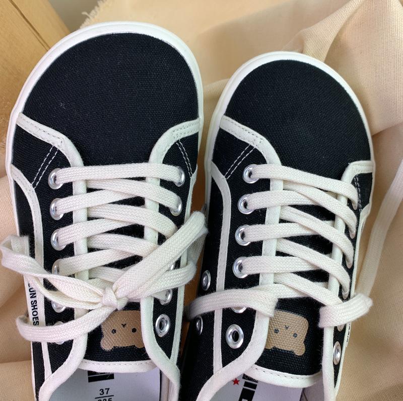 Модные низкие парусиновые кеды для женщин, корейский стиль, большой палец, манго, на шнуровке, удобные, простые, модные