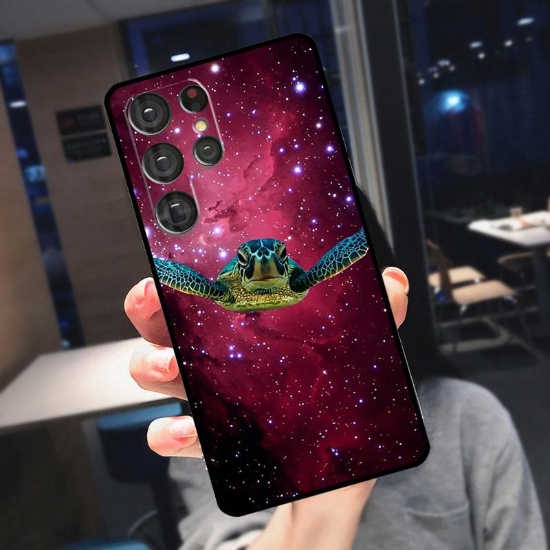 Милый мультяшный чехол с черепашками для Samsung Galaxy S22 S21 S23 Ultra S8 S9 S10 Note 10 Plus Note20 Ultra S20 FE