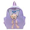 Fashionable Kids Cartoon Backpack With Plush Elements And Comfortable Air Cushion Straps