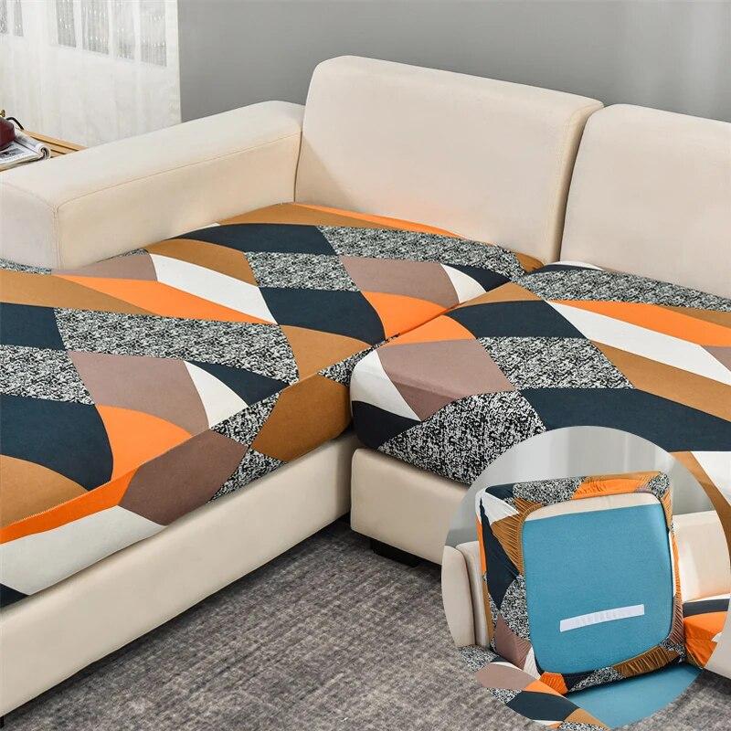 Эластичные чехлы для диванных подушек, чехлы для диванных сидений, противоскользящие защитные чехлы для мебели, замена отдельных подушек