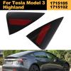 Световой колпачок двери зарядного порта Для Tesla Model 3 Highland 2024 2025 Задний фонарь Отражатель четверти кузова 1715102 1715105 1 шт.