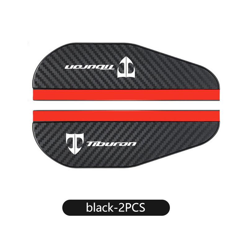For Hyundai Carbon Fiber Car Rear View Shield Guard Auto Rearview Mirror Rain Cover NLINE I30 I20 Venue Tucson Kona IX35 I40 lk1