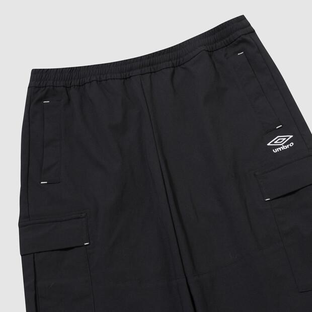 UMBRO Прямые брюки-карго из нейлона с хлопковым ощущением Черный Ur123Cpt25