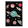 Plakat Kosmiczna Podróż Plakat Kosmiczna Podróż, 70X100 Cm, Rama Aluminiowa Czarna, Papier Matowy 230 Gsm