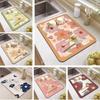 Foldable Draining Mat Kitchen Placemat Drying Mats New Dish Drying Pad Bathroom Countertop Mat