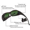 Dark Green Lens Welding Goggles Ultra Light Working Safety Glasses Tool Welder Glasses