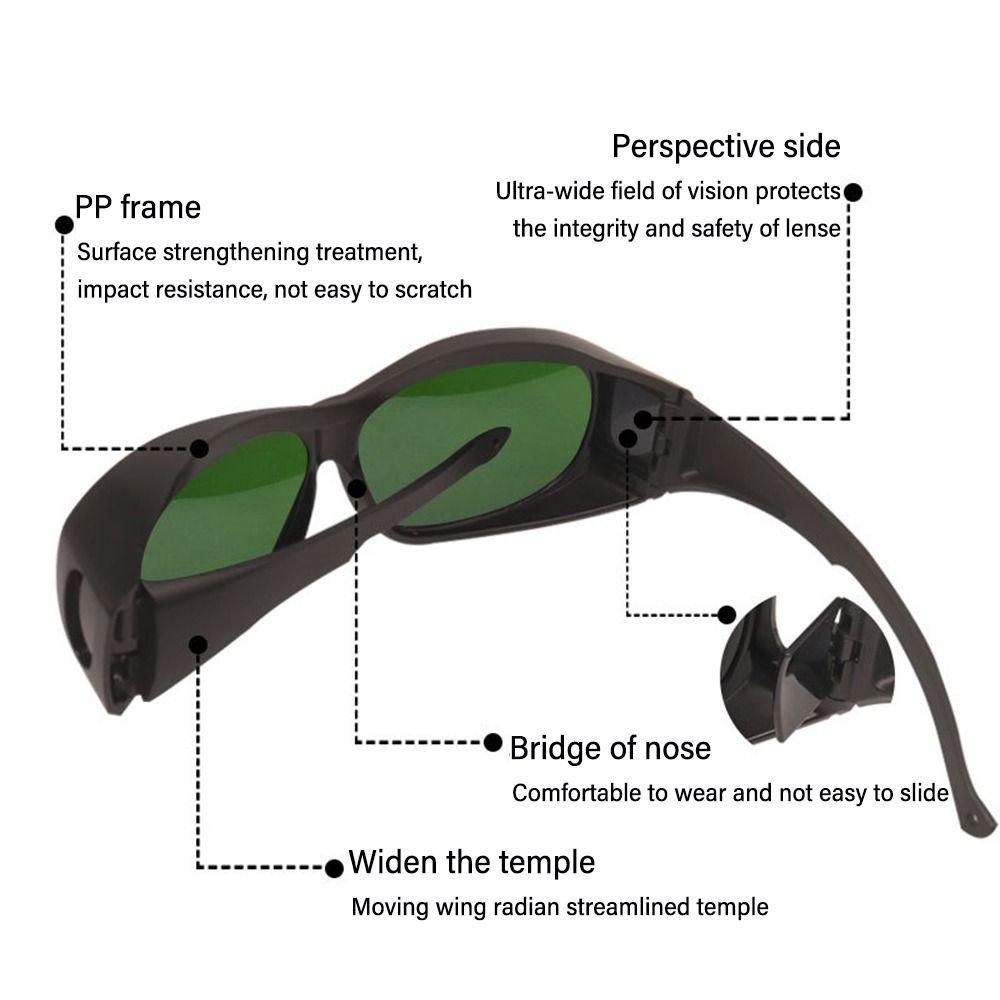 Dark Green Lens Welding Goggles Ultra Light Working Safety Glasses Tool Welder Glasses