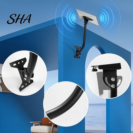 Anti-corrosion Solar Bracket Terminal Plate Bracket, Roof Installation Weather Resistant High-Strength Carbon Steel Adjustable Panel Side Wall