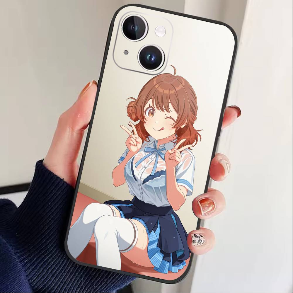 Чехол для телефона Love Live Накасу Касуми Для iPhone 16,15,14,13,12,17,Pro Max,Plus Силиконовый Черный Чехол