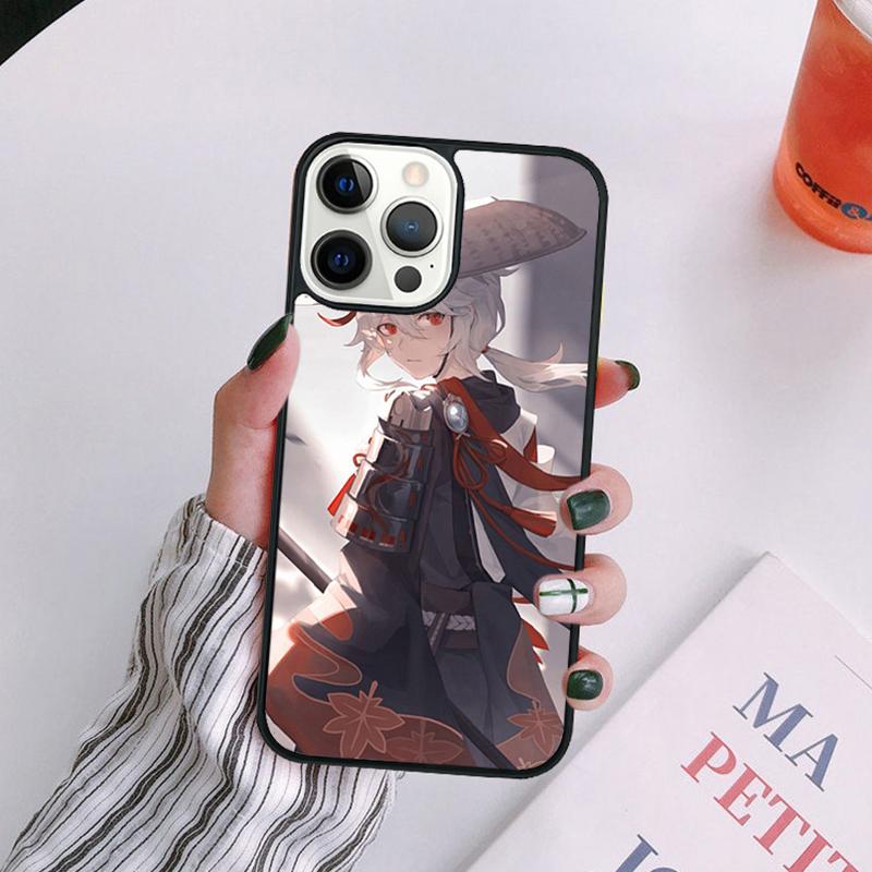 Kazuha Genshin Impact Game Phone Case For iPhone 17 Air 14 13 12 16Pro Max 15  Plus Cover Shell Max coque