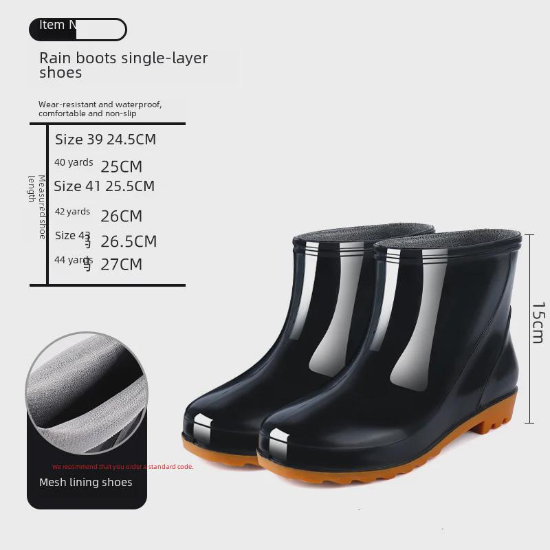 Men's 2025 Waterproof High-Top Non-Slip Fishing Boots with Thickened Velvet Lining