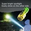 Мини-портативный фонарик, супер магнитное притяжение, светодиодный трехглазый заряжаемый портативный светильник, новый водонепроницаемый фонарик