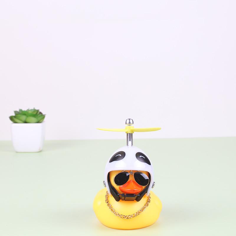 Автомобильная утка со шлемом, сломанная ветровая подвеска, маленькая желтая утка, моторный шлем для шоссейного велосипеда, аксессуары для езды на велосипеде без фонарей