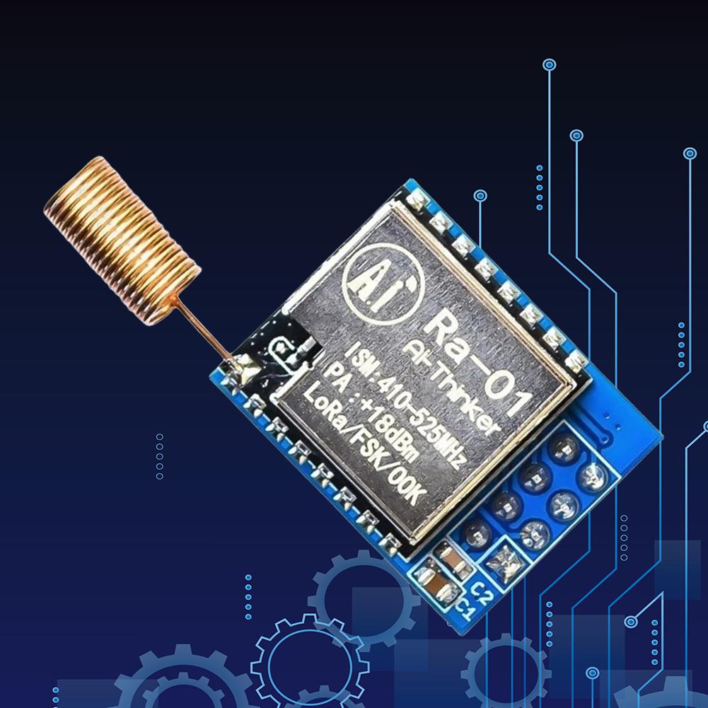 RA-01 SX1278 LORA Модуль передачи с расширенным спектром 433 МГц Серийный беспроводной модуль LORA Самый дальний 15 км с пружинной антенной