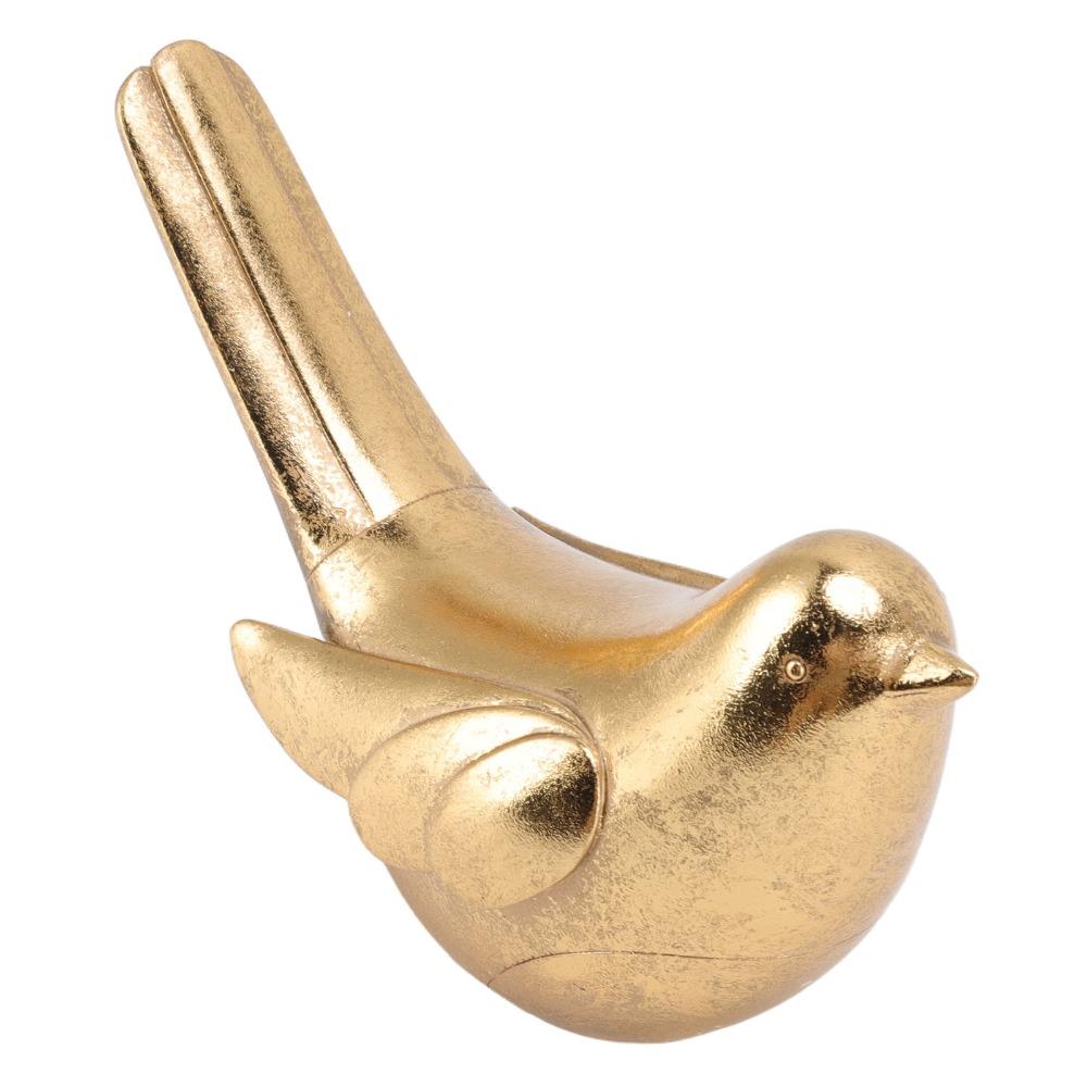 Resin Gold Bird Tabletop Decorative Ornament Bedside Table Layout Piece