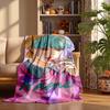 baby saja Custom Flannel Blankets Soft Warm Cozy Throws for Home Decor Holiday Gifts