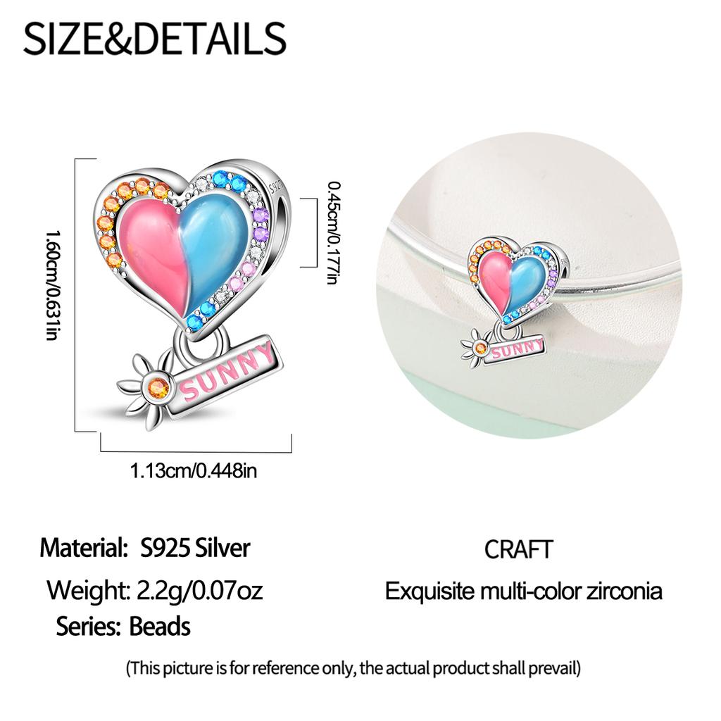 New Copper Charms Panda Rabbit Weather Clouds Rainbow Lightning Beads Fit Original Bracelet Ladies Diy Jewelry