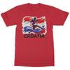 Croatia Inspired Flag Graphic - World Sports Fans Unisex T-Shirt