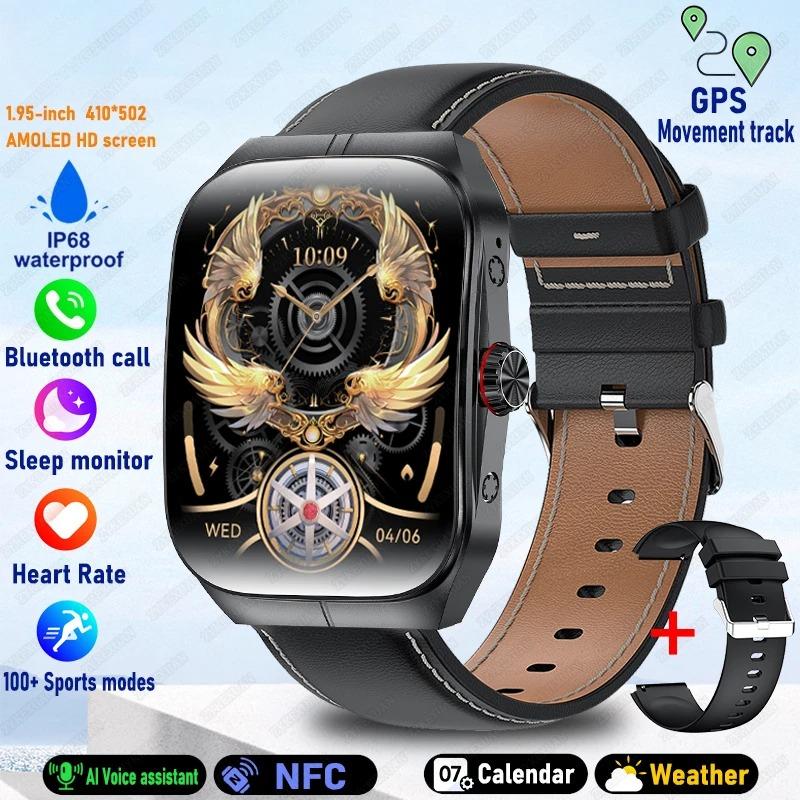 Новый HD экран ДляWatch 4 Pro Спортивные Умные Часы Мужские GPS Трек Водонепроницаемые Bluetooth Звонки NFC Умные Часы