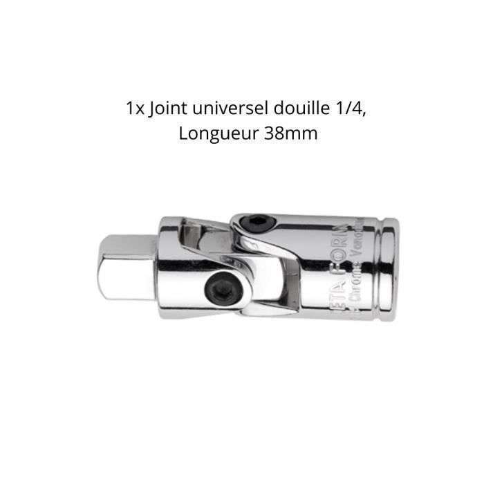 Набор шестигранных головок и аксессуаров 1/4 46 предметов CETAFORM