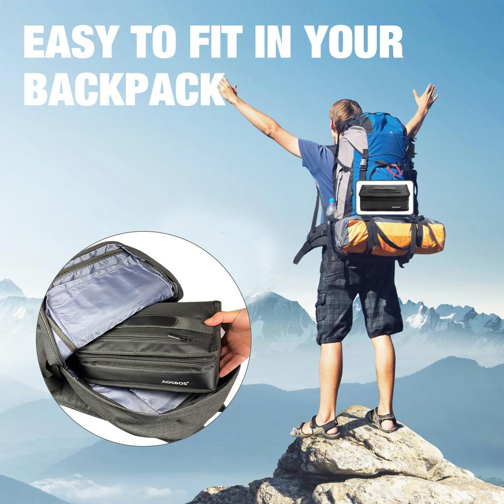 Aosbos модная портативная квадратная изолированная холщовая сумка для обеда 2022, термосумка для пикника и еды, женская, детская, мужская, сумка-холодильник для обеда