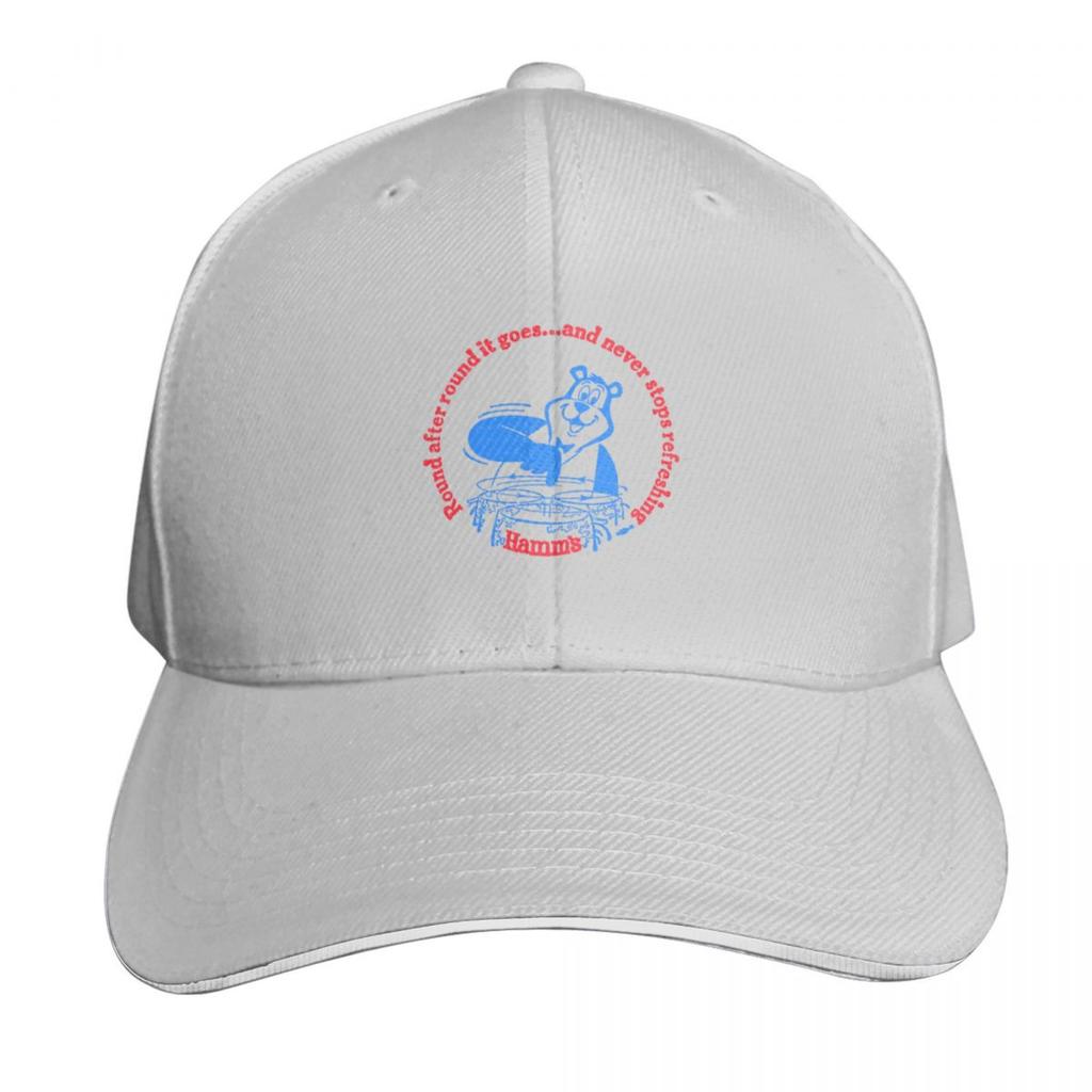 Hamms Beer Vintage Beer Lover Gift Baseball Cap Big Size Hat Winter hat Unisex hat Sun Cap Golf Wear Unisex Womens