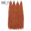 Ariel Hair Synthetic Twist Crochet Curly Hair 30Inch Water Wave Braid Hair Ombre Blonde Brown Deep Wave Braiding Hair Extensions
