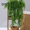 90 СМ Искусственный Папоротник Лоза Устойчивый к УФ-излучению Домашний Свадебный Настенный Гобелен Искусственная Зелень Свисающий Плющ Растения Крытый Открытый Сад Украшение Двора Фото Реквизит