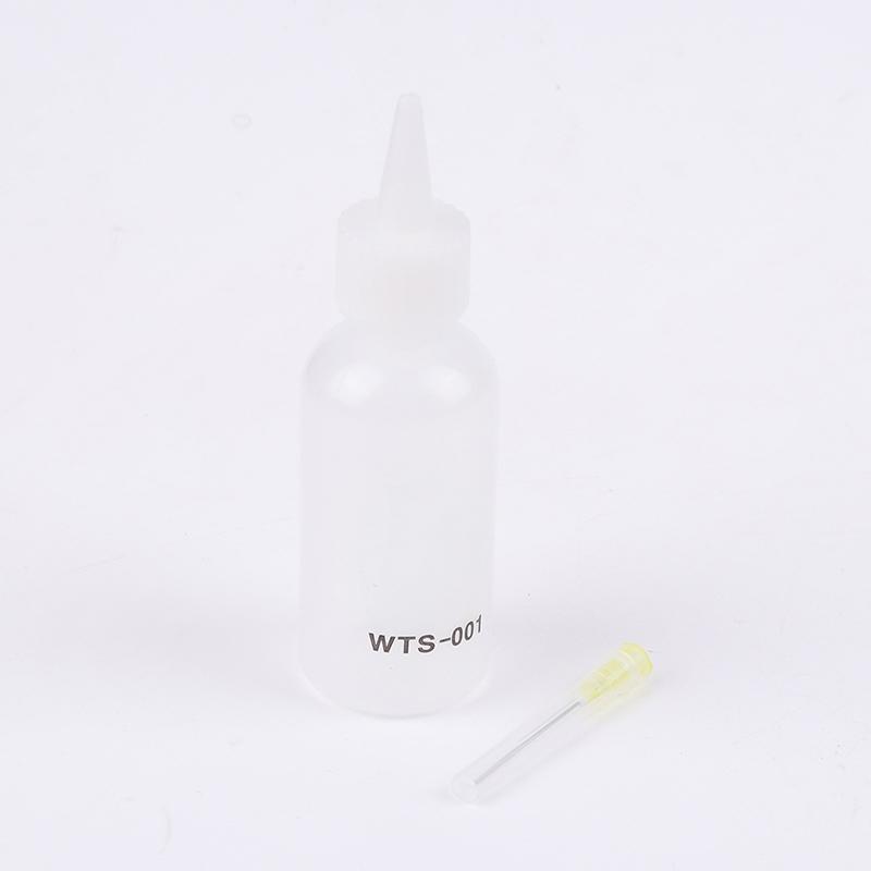 1 шт. 50 мл Wts-001 пластиковая бутылка для жидкого спирта с иглой для дозатора паяльная флюсовая паста для ремонта сварки печатных плат телефона