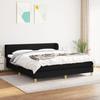 3126903 vidaXL Divan Bed with Mattress Black 180x200 Cm Fabric