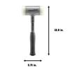 HALDER Shockless Recoilless Super Craft Hammer Стальная ручка Нейлон Диаметр 60 (белый) 3377.060