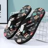 Trend personalized theme beach flip-flops men's casual trend non-slip room wear sandals summer pinch slippers men