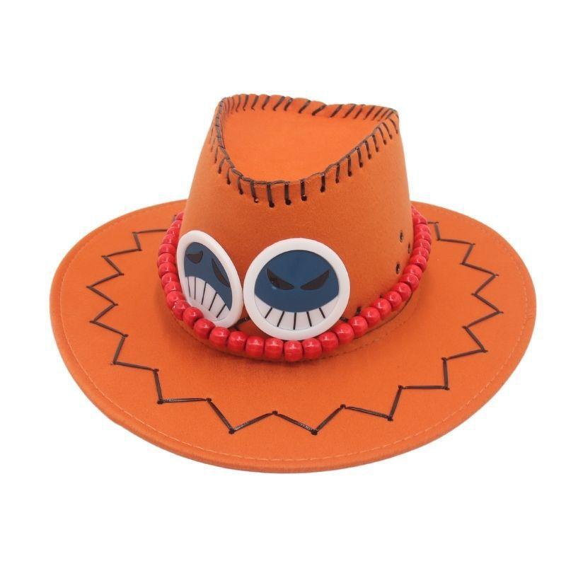 Fire Fist Ace COSPLAY ONE PIECE Animation Stage Performance Cartoon Top Hat