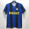 Оптовая продажа классическая ретро футбольная форма Серии А AC Milan Kaka Inter домашняя и гостевая с коротким рукавом, доставка