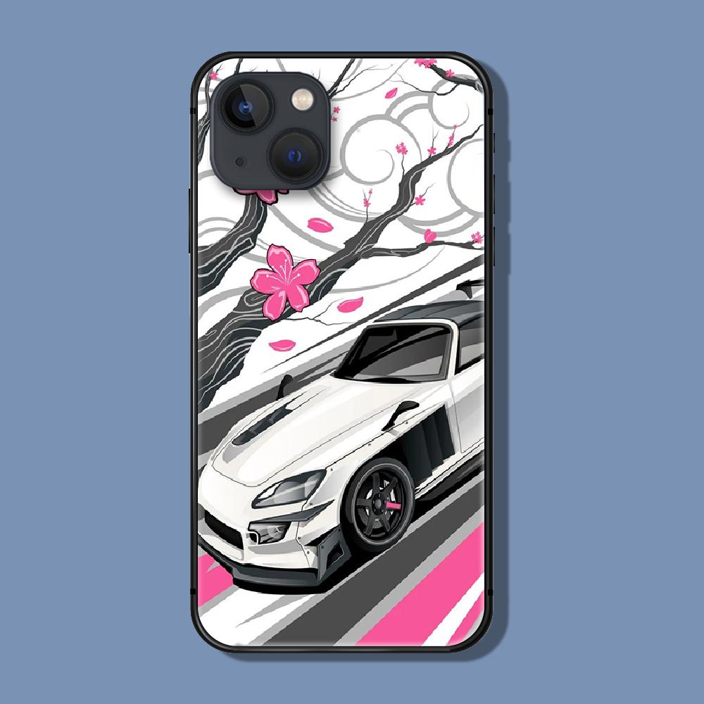 Чехол для телефона Drift Japanese Car Phone Cover Coque для iPhone Xiaomi Mi Samsung Galaxy Redmi Note AS 11 12 13 14 15 22 23 24 5G Pro Plus Max Fe Ultra