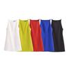 Kaslead New Arrival Women's Clothing Fashion Style Fashion Slim-Fitting Simple Straight Collar Sleeveless Dress 9479049