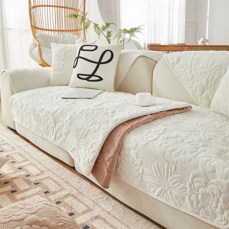 Мягкий чехол для дивана, полотенце, противоскользящее, утолщенное, чехлы для дивана в гостиной, чехол для дивана в форме буквы L, универсальный чехол для дивана