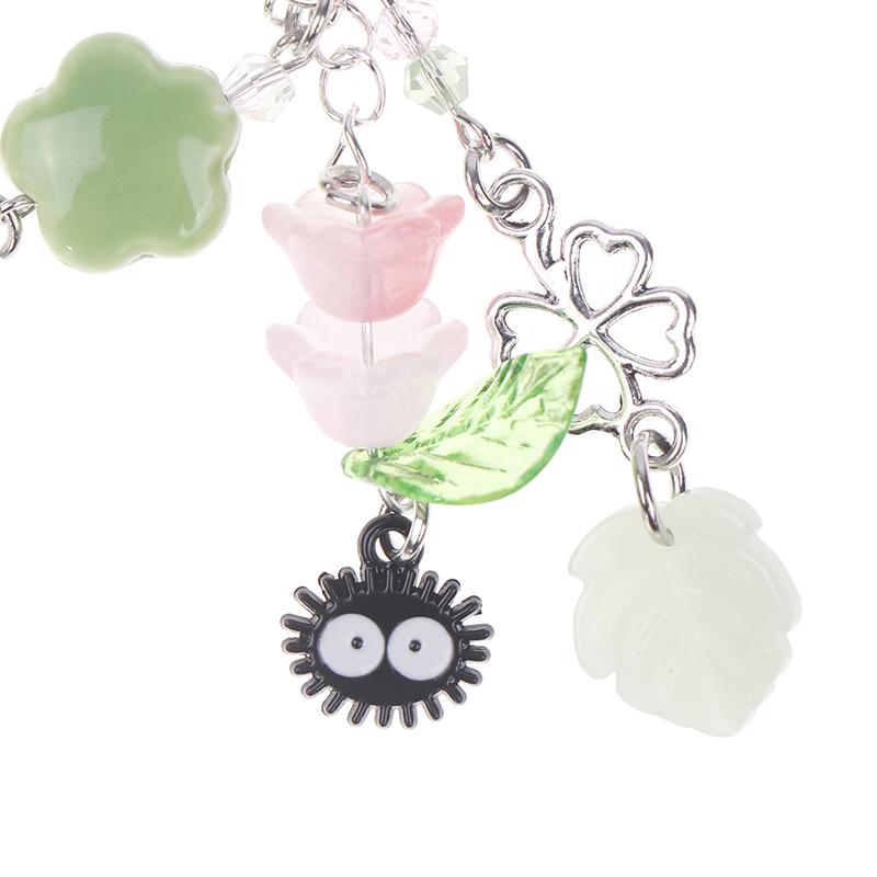 Модный ручной работы бисерный шнурок для телефона с кулоном в виде кошки, бусины, сумка, брелок для сотового телефона, подарки для девочек