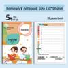 Set of 4 Homework Notebooks for Primary Students: Ideal for Classroom Notes and Assignments