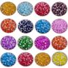 8-16 мм разноцветные подвески DIY браслет бисероплетение цвет трещины свободные бусины с отверстием для изготовления ювелирных изделий ручной работы
