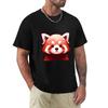 Red Pandas Endearing Stare Tshirt Sun Block Outdoor Tshirt