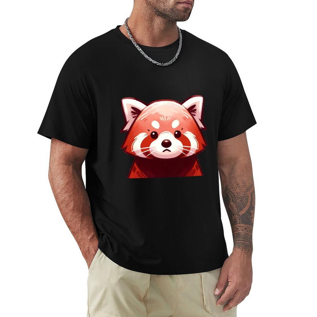 Red Pandas Endearing Stare Tshirt Sun Block Outdoor Tshirt
