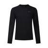 Rush Бесшовная Мужская Тренировочная Серия Удобная Прохладная Дышащая Футболка с Длинным Рукавом Мужские топы Черный 1379282-001
